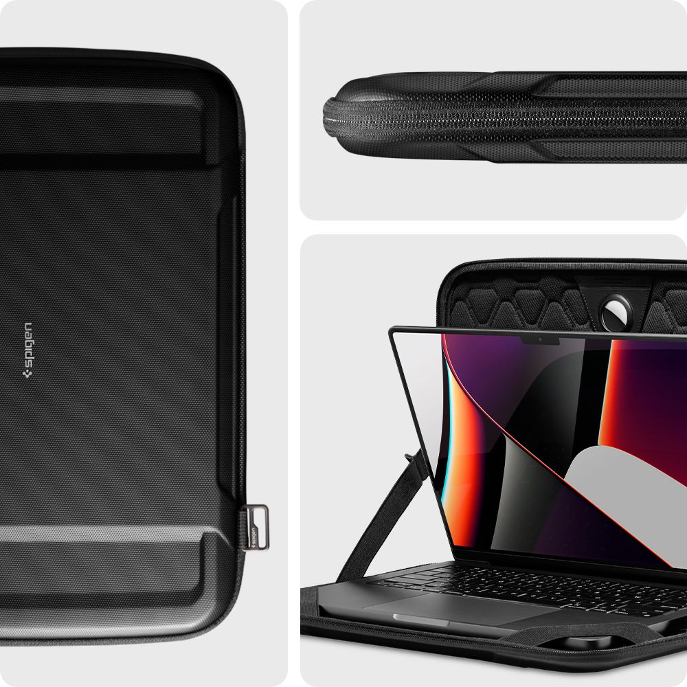 Spigen Rugged Armor Pouch PRO Θήκη Laptop 13"-14" μαύρο AFA04270 - Image 5