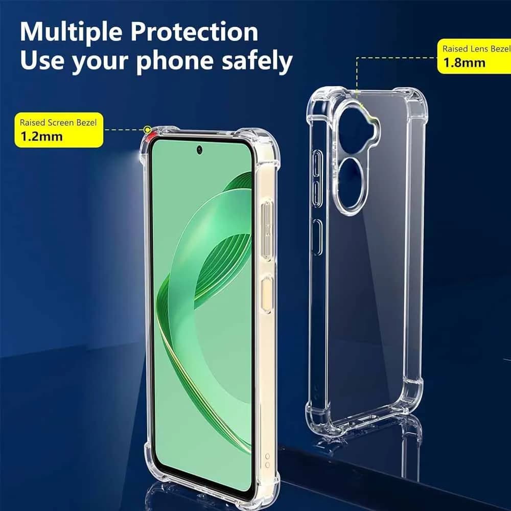 Techsuit Shockproof Clear Silicone - θήκη για Huawei nova 11 SE - Διάφανο - Image 3