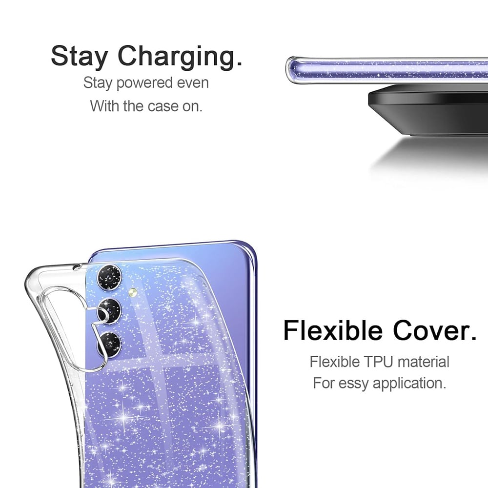 Techsuit SparkleSkin Series - θήκη για Samsung Galaxy A54 - Διάφανο - Image 4