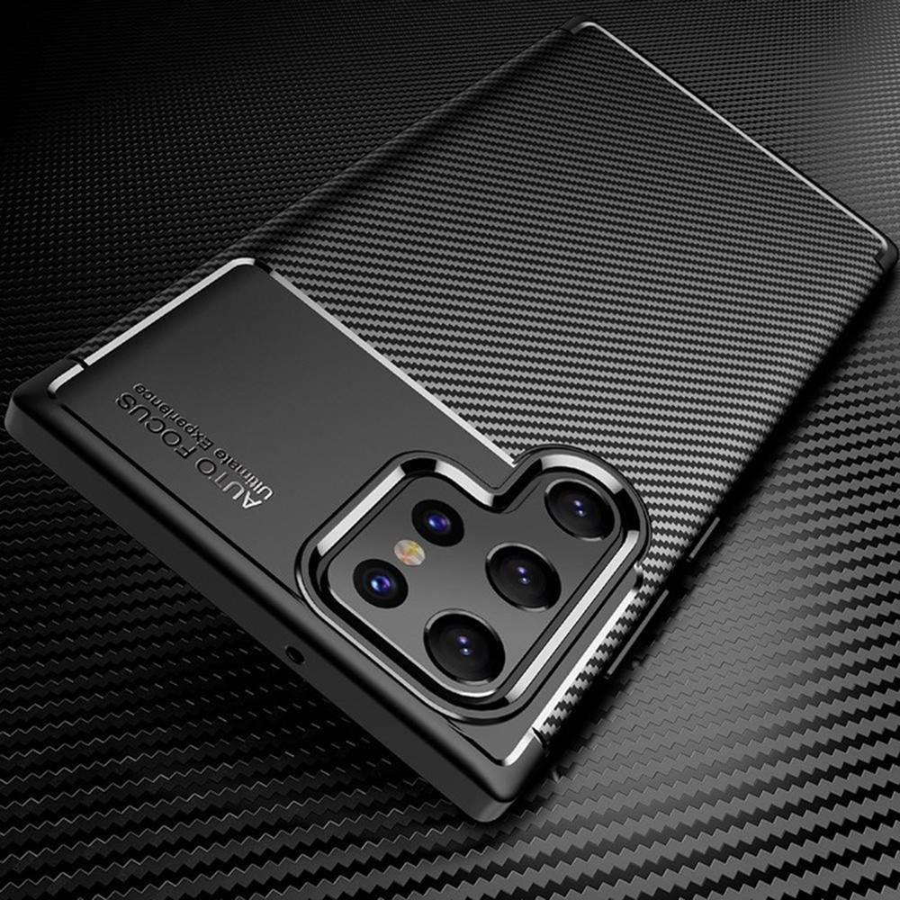 Techsuit CarbonFiber - θήκη για Samsung Galaxy S22 Ultra 5G - Μαύρο - Image 6