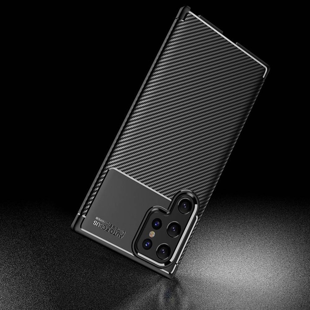 Techsuit CarbonFiber - θήκη για Samsung Galaxy S22 Ultra 5G - Μαύρο - Image 4