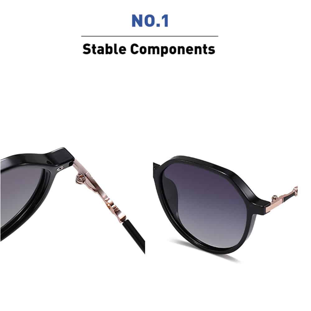 Techsuit - Polarized Γυαλιά Ηλίου PC (2203) - Προστασία UV - Καφέ / Διαβαθμισμένο Καφέ One Size - Image 3