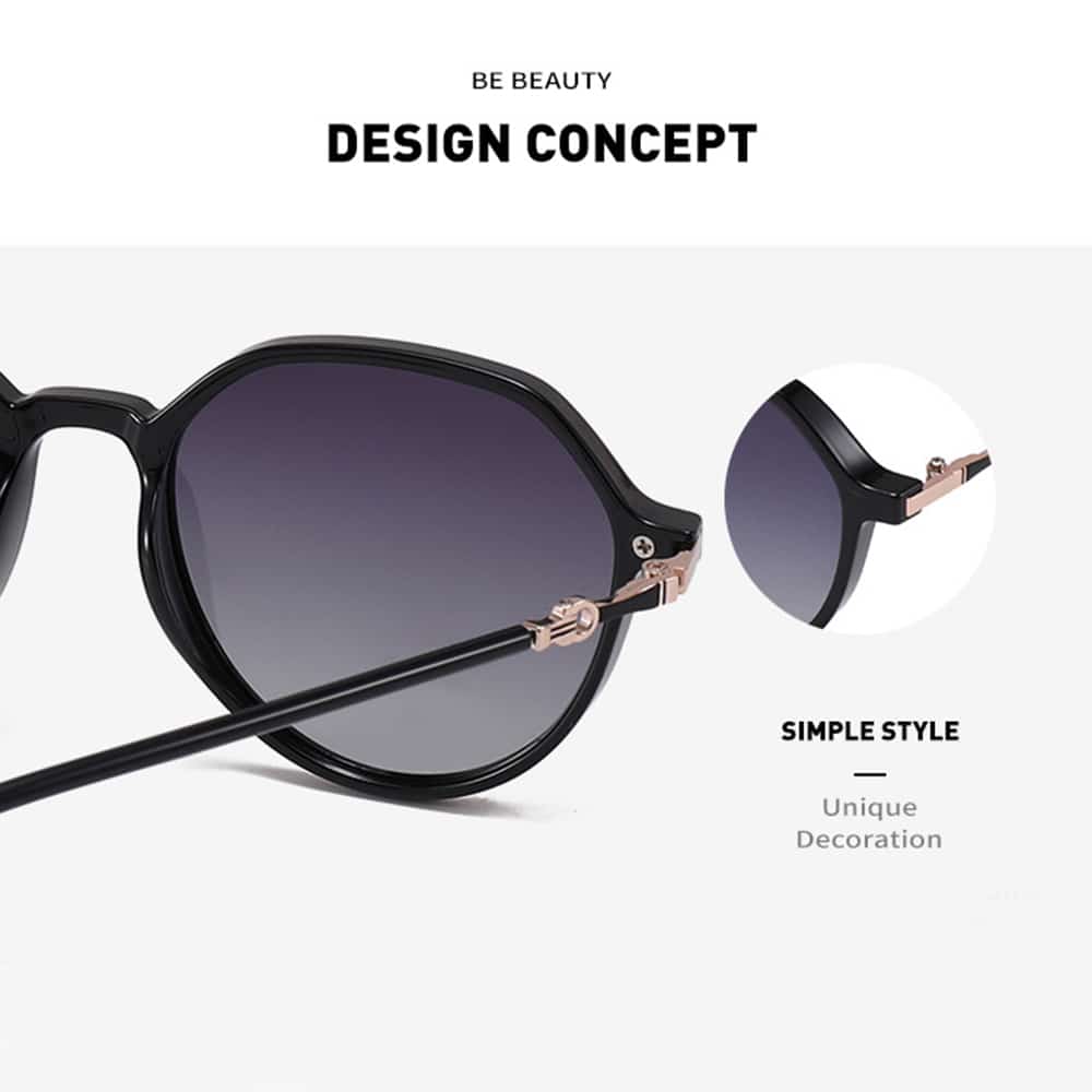 Techsuit - Polarized Γυαλιά Ηλίου PC (2203) - Προστασία UV - Καφέ / Διαβαθμισμένο Καφέ One Size - Image 6
