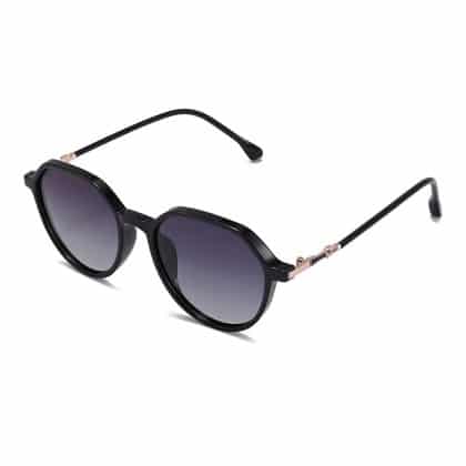 Techsuit - Polarized Γυαλιά Ηλίου PC (2203) - Προστασία UV - Μαύρο / Διαβαθμισμένο Γκρι One Size