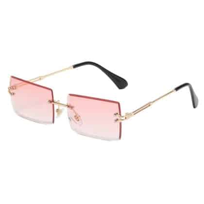 Techsuit - Polarized Μεταλλικά Γυαλιά Ηλίου (16031-C6) - Προστασία UV - Ροζ One Size
