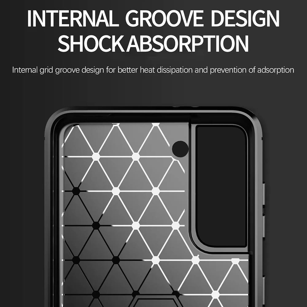 Techsuit Carbon Silicone - θήκη για Samsung Galaxy S20 FE - Μπλε - Image 6