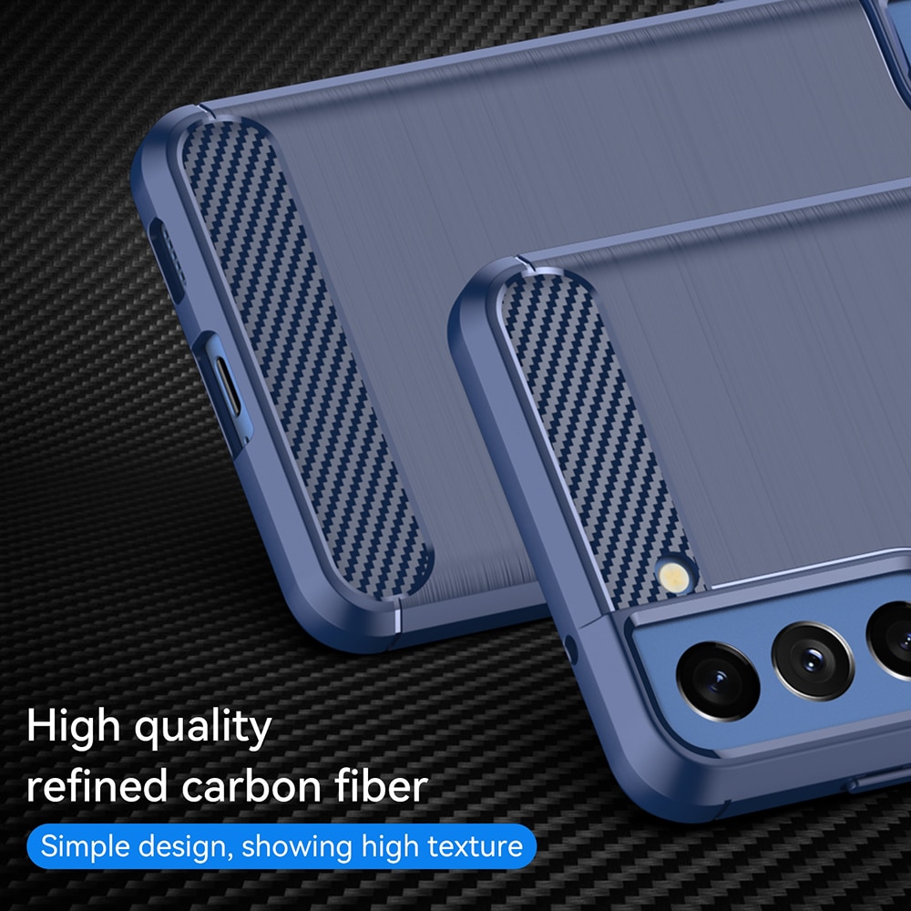 Techsuit Carbon Silicone - θήκη για Samsung Galaxy S20 FE - Μπλε - Image 5