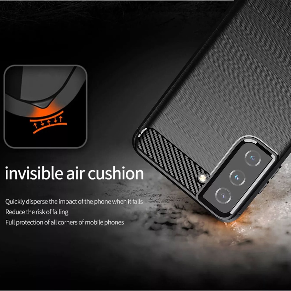 Techsuit Carbon Silicone - θήκη για Samsung Galaxy S20 FE - Μπλε - Image 3