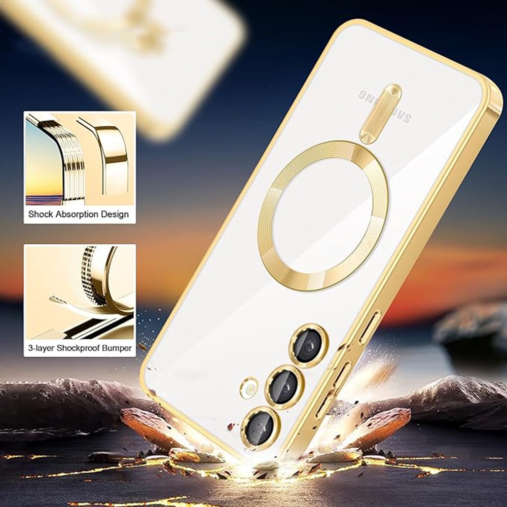 Techsuit Luxury Crystal MagSafe - θήκη για Samsung Galaxy S23+ - Μπλε - Image 4
