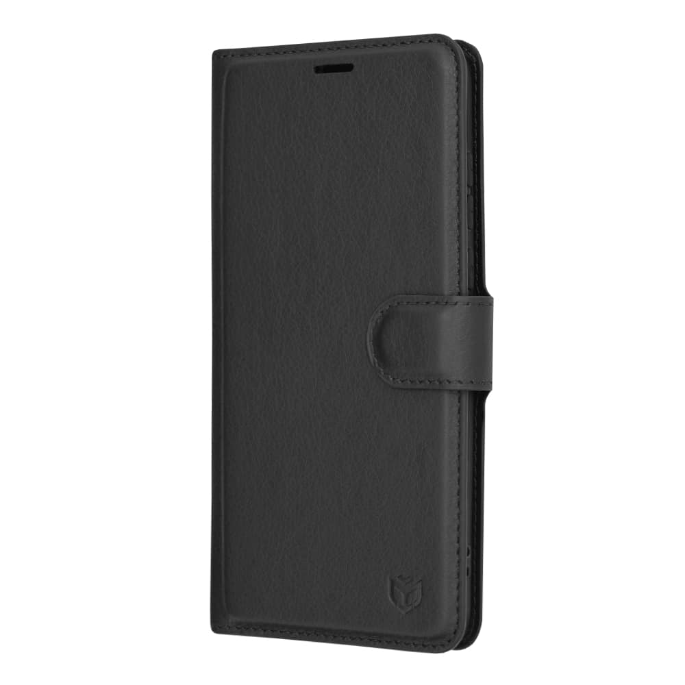Techsuit Leather Folio - θήκη για Motorola Edge 30 Neo - Μαύρο - Image 4