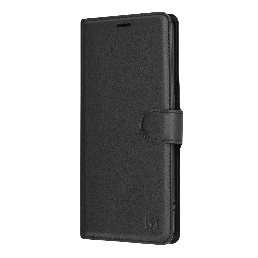 Techsuit Leather Folio - θήκη για Oppo Reno5 Lite / A94 4G - Μαύρο - Image 4