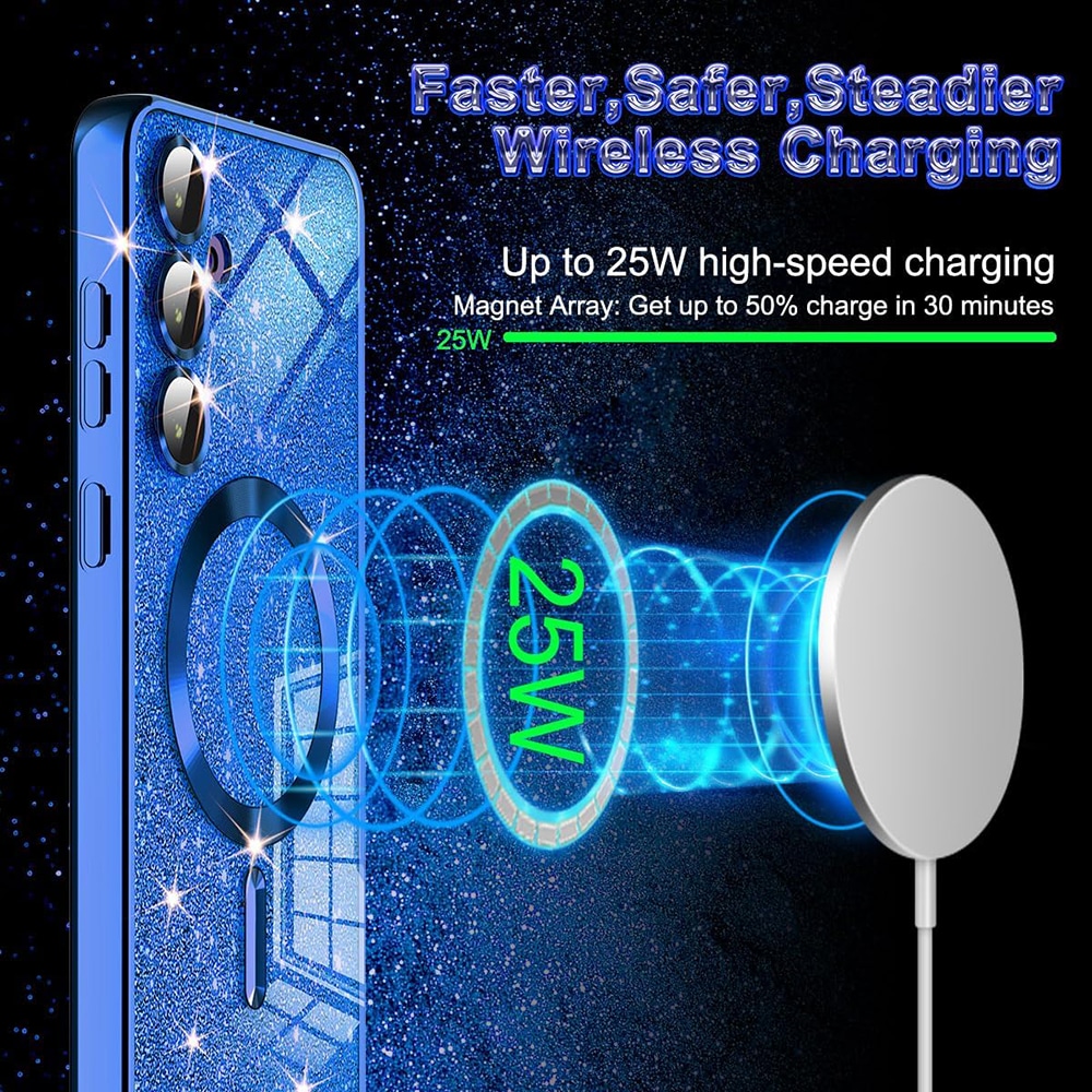 Techsuit Luxury Glitter MagSafe - θήκη για Samsung Galaxy S22 Ultra 5G - Πολύχρωμο - Image 5