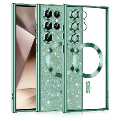 Techsuit Luxury Glitter - θήκη για Samsung Galaxy S24 Ultra - Πολύχρωμο