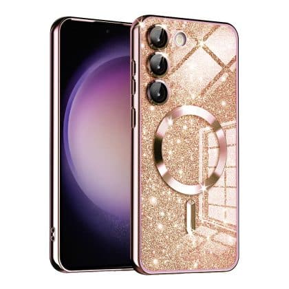 Techsuit Luxury Glitter - θήκη για Samsung Galaxy S23 Plus - Ροζ