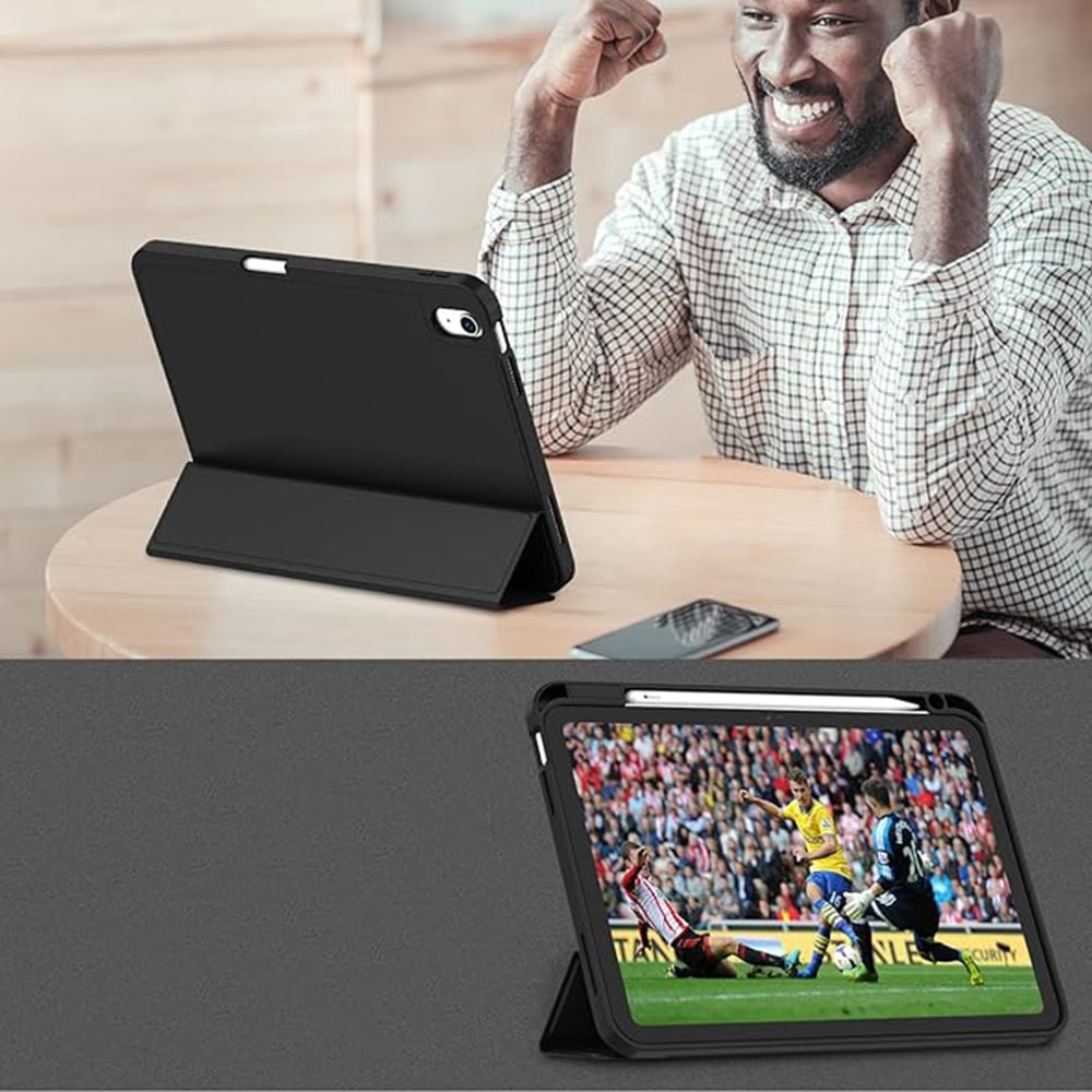 Techsuit - Flex Trifold (with Pencil Holder) - iPad 10 (2022) 10.9 / 11 (2025) - Sky Blue - Image 4