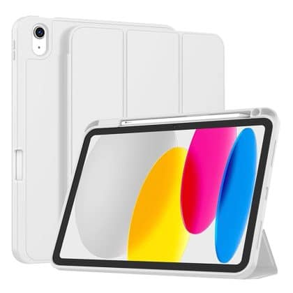 Techsuit - Flex Trifold (with Pencil Holder) - iPad 10 (2022) 10.9 / 11 (2025) - Gray