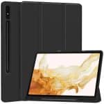 Techsuit - Flex Trifold (with Pencil Holder) - Samsung Galaxy Tab S7 Plus / S8 Plus - Black