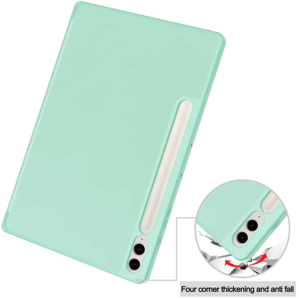 Techsuit - Flex Trifold (με Θήκη για Μολύβι) - Samsung Galaxy Tab S9 Plus - Πράσινο - Image 2