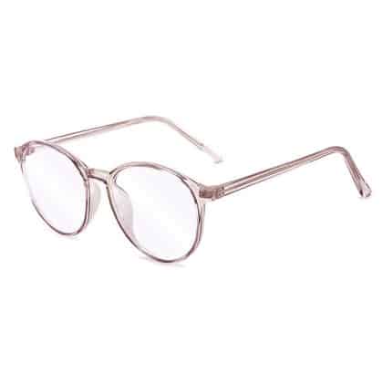 Techsuit - Γυαλιά Anti-Blue Light Reflex TR90 (F8551-C3) - Στρογγυλά - Καφέ One Size