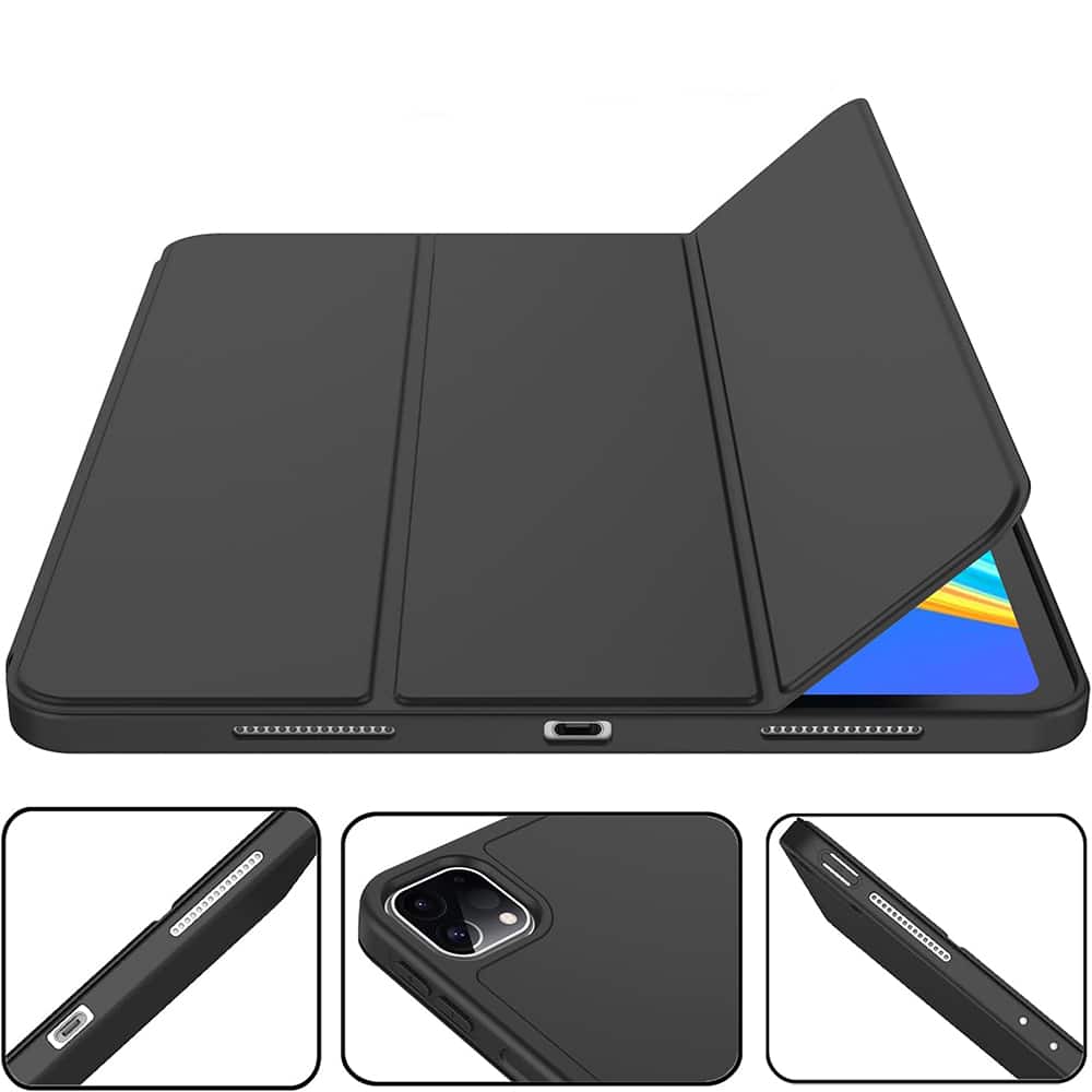 Techsuit - Flex Trifold (with Pencil Holder) - iPad Pro 12.9 (2018/2020/2021/2022) - Sky Blue - Image 2