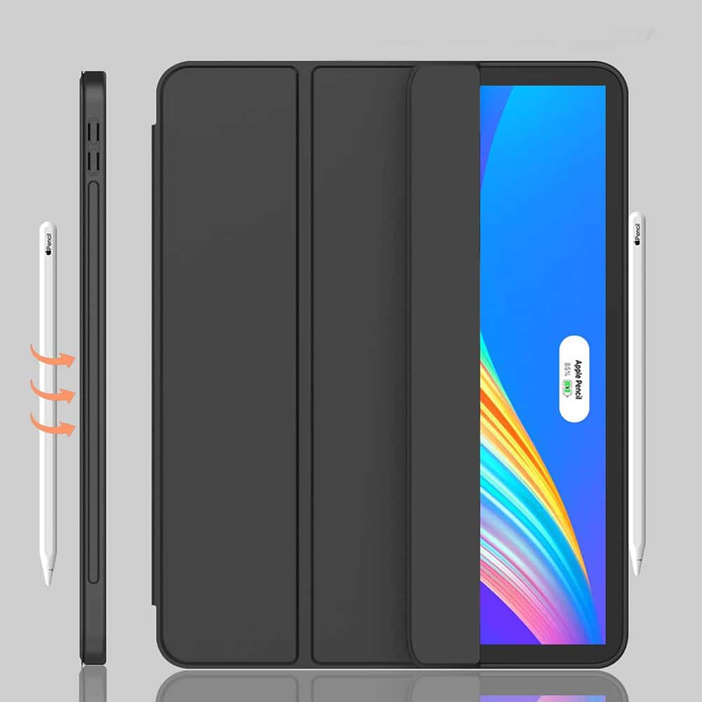 Techsuit - Flex Trifold (with Pencil Holder) - iPad Pro 12.9 (2018/2020/2021/2022) - Black - Image 3
