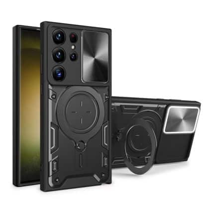 Techsuit CamGuard Pro - θήκη για Samsung Galaxy S23 Ultra - Μαύρο