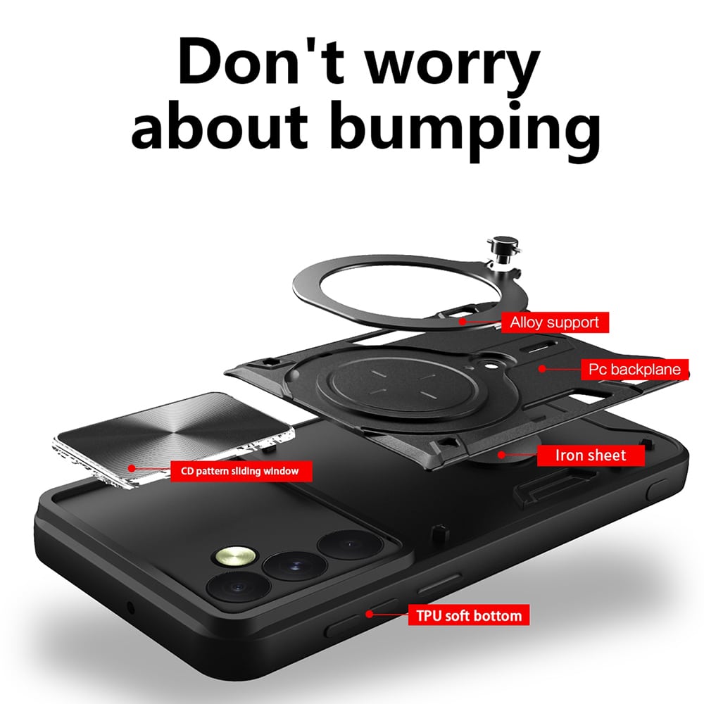 Techsuit CamGuard Pro - θήκη για Samsung Galaxy A55 - Ροζ - Image 2