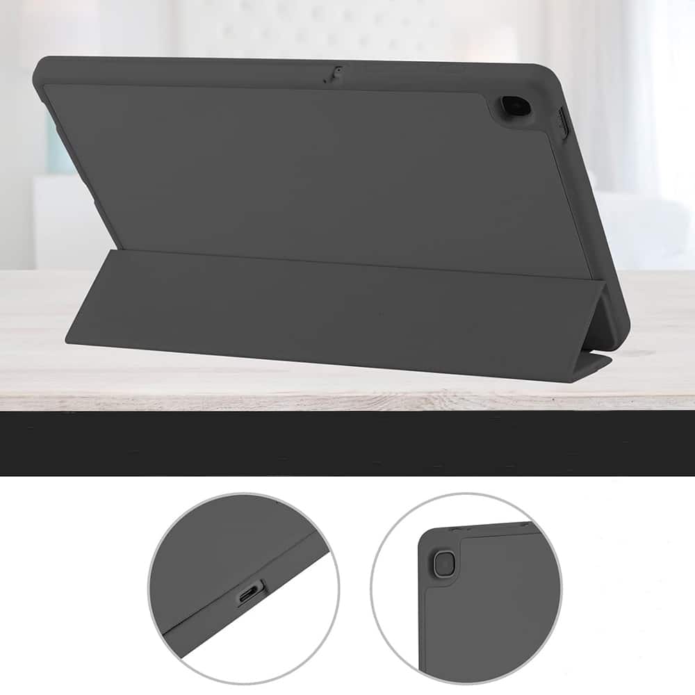 Techsuit - Flex Trifold (with Pencil Holder) - Samsung Galaxy Tab A7 Lite - Dark Blue - Image 2