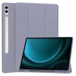 Techsuit - Flex Trifold (with Pencil Holder) - Samsung Galaxy Tab S9 FE Plus / S10 FE Plus - Purple