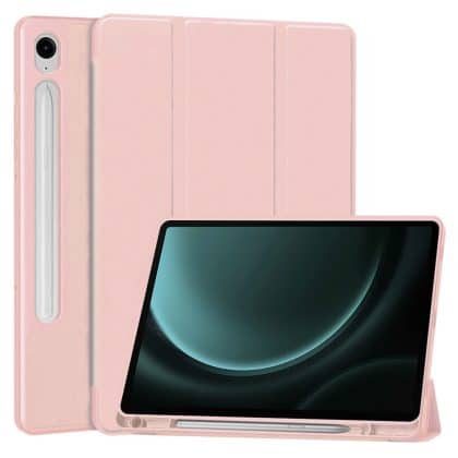 Techsuit - Flex Trifold (με Θήκη για Μολύβι) - Samsung Galaxy Tab S9 FE - Ροζ