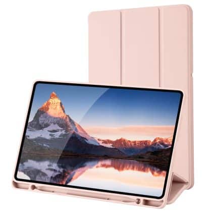 Techsuit - Flex Trifold (με θήκη για stylus) - Samsung Galaxy Tab S6 Lite (2020/2022/2024) - Ροζ