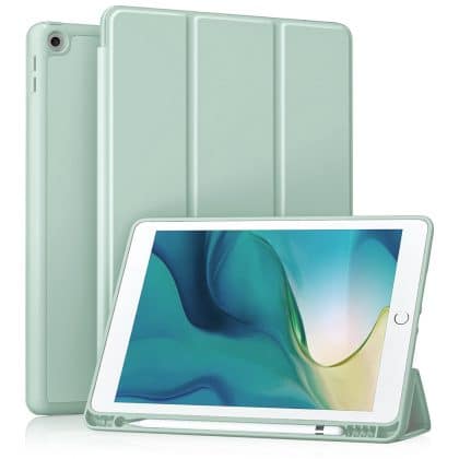 Techsuit - Flex Trifold (με θήκη για stylus) - iPad 10.2 (2019 / 2020 / 2021) - Πράσινο Matcha