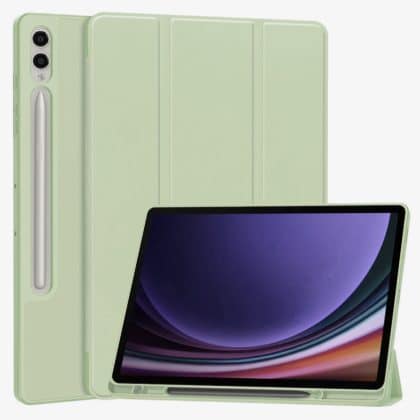 Techsuit - Flex Trifold (με Θήκη για Μολύβι) - Samsung Galaxy Tab S9 Plus - Πράσινο Matcha