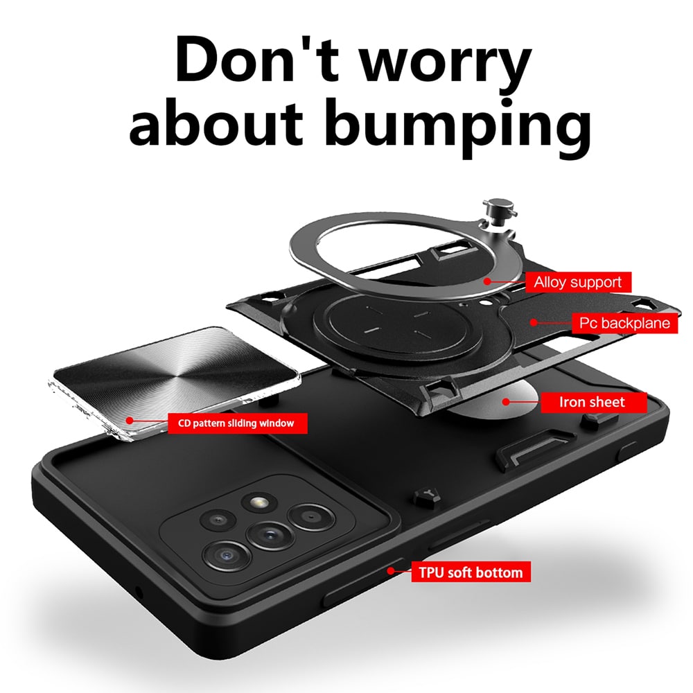 Techsuit CamGuard Pro - θήκη για Samsung Galaxy A52 / 5G A52s - Μαύρο - Image 2