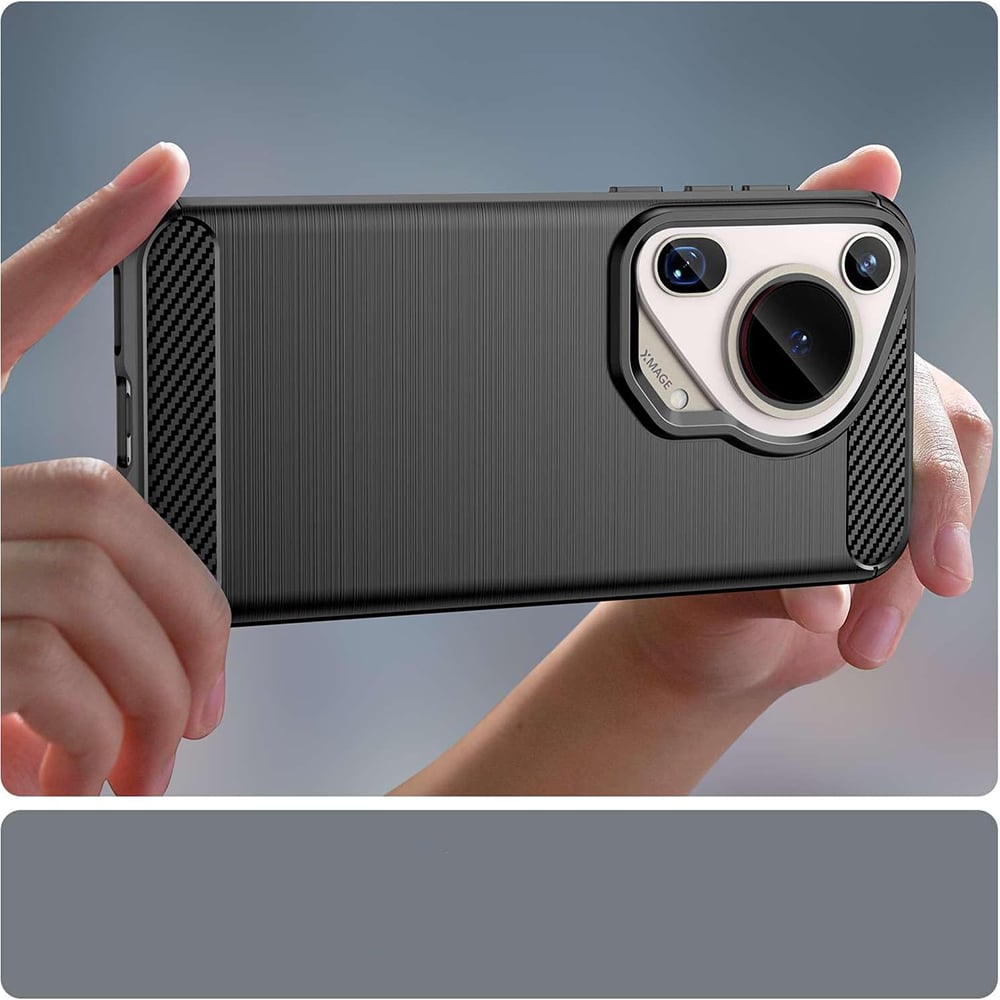 Techsuit Carbon Silicone - θήκη για Huawei Pura 70 Ultra - Μπλε - Image 2