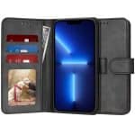 Techsuit Diary Book - θήκη για Apple iPhone 13 Pro Max - Μαύρο