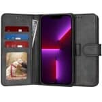 Techsuit Diary Book - θήκη για Apple iPhone 13 Pro - Μαύρο