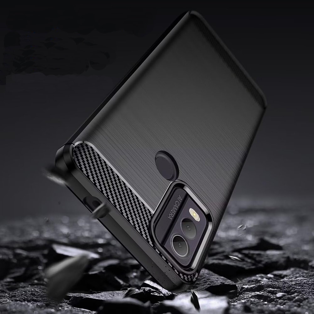 Techsuit Carbon Silicone - θήκη για Nokia C22 - Μπλε - Image 3