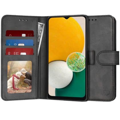 Techsuit Diary Book - θήκη για Samsung Galaxy A13 / 5G A04S - Μαύρο