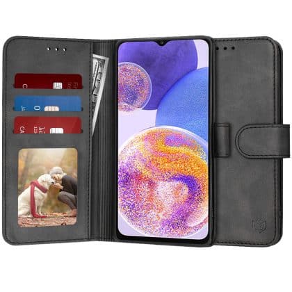 Techsuit Diary Book - θήκη για Samsung Galaxy A23 / 5G - Μαύρο