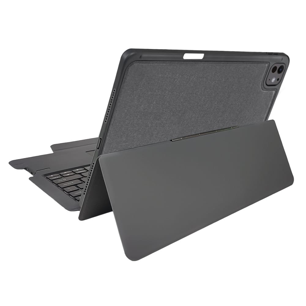 Techsuit - KeyTab Pro + Screen Protector (with RGB Wireless Keyboard/Stylus Pen Holder) - iPad Pro 13 (2024) - Black - Image 6