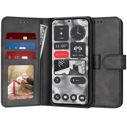 Techsuit Diary Book - θήκη για Nothing Phone (2) - Μαύρο