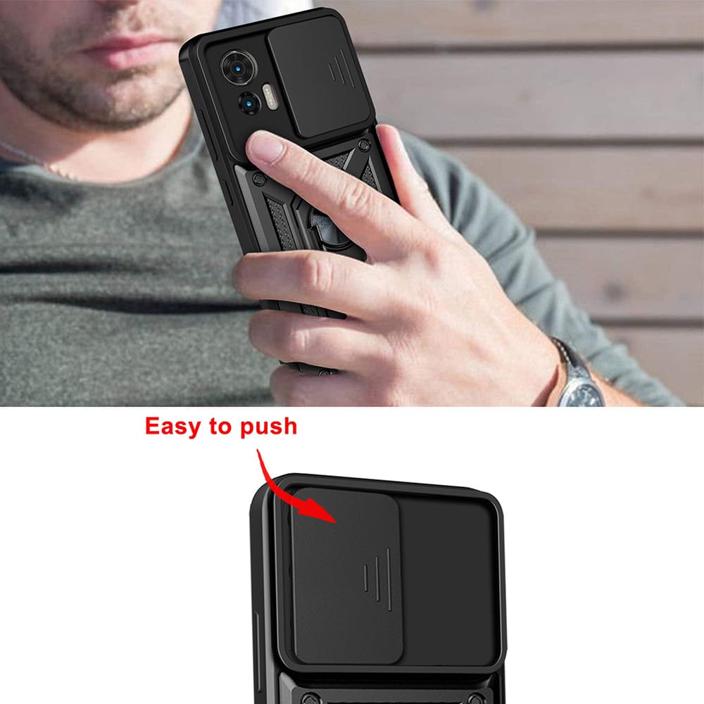 Techsuit CamShield Series - θήκη για Motorola Edge 50 Fusion - Μαύρο - Image 4