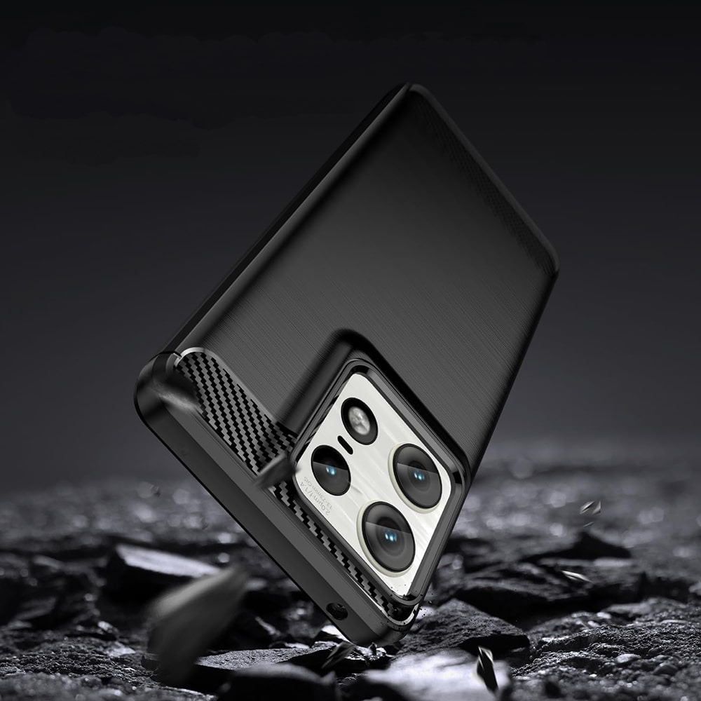 Techsuit Carbon Silicone - θήκη για Motorola Edge 50 Ultra - Μπλε - Image 3
