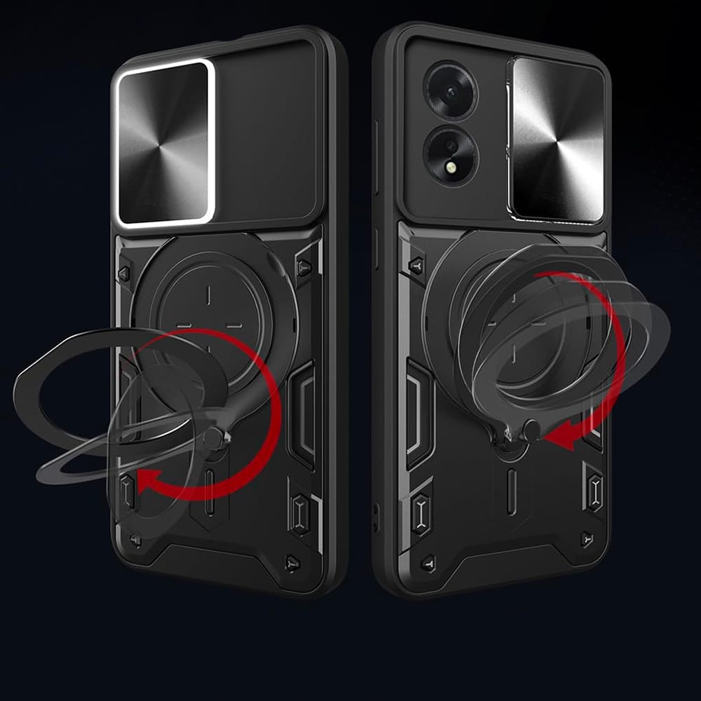 Techsuit CamGuard Pro - θήκη για Oppo A60 - Κόκκινο - Image 4