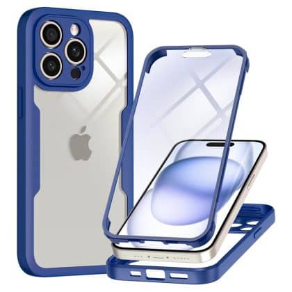 Techsuit ColorVerse 360 Series - θήκη για Apple iPhone 15 Pro - Μπλε