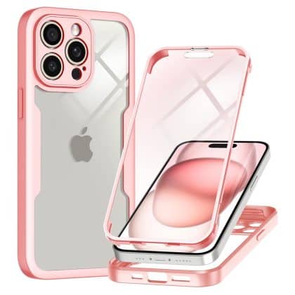 Techsuit ColorVerse 360 Series - θήκη για Apple iPhone 14 Pro - Ροζ