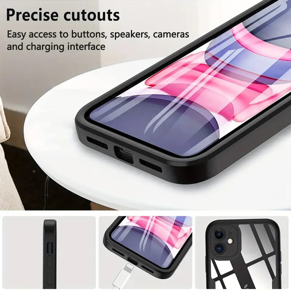Techsuit ColorVerse 360 - θήκη για Apple iPhone 16 Plus - Μαύρο - Image 6