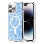 Techsuit Sparkly Glitter MagSafe - θήκη για Apple iPhone 14 Pro Max - Μπλε