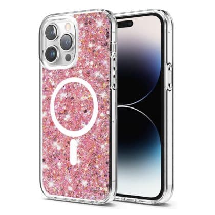 Techsuit Sparkly Glitter MagSafe - θήκη για Apple iPhone 14 Pro - Πολύχρωμο